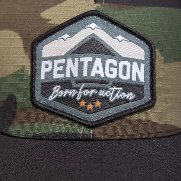 kapa PENTAGON ERA CAP BORN FOR ACTION K13048 ČRNA 