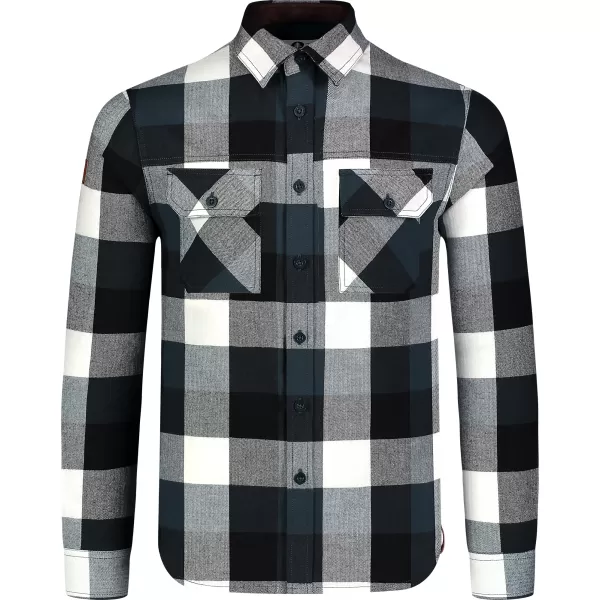  Flanelska majica NORDBLANC QUANTUM NBSSM8243 SIVA/ZELENA 