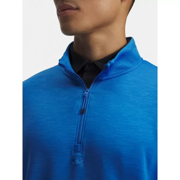  Moški pulover UNDER ARMOUR UA DRIVE MIDLAYER PULLOVER 1387124-402 MODRA 