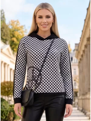 Damske trenirke ALTISPORT GILL ČRNA/BELA