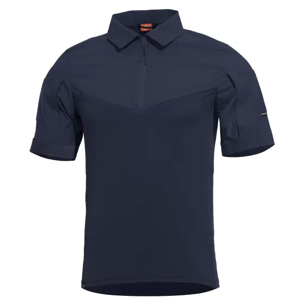  Moška majica s kratkimi rokavi z ovratnikom PENTAGON RANGER SHORT ARM SHIRT K02013 POLNOČNO MODRA 