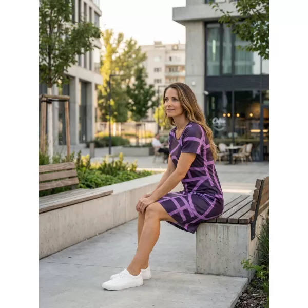  Ženska podaljšana vrhunska majica s kratkimi rokavi ALTISPORT VOJ/ALW085SAT02 ROZA 