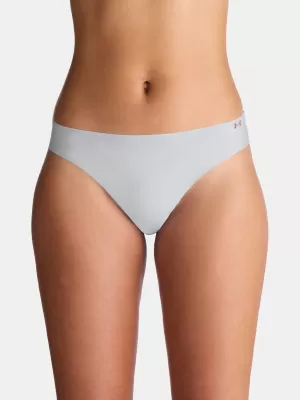 Ženske tangice UNDER ARMOUR UA PURE STRETCH NS (3KS) 1383893-014 ZDRAVO SIVA