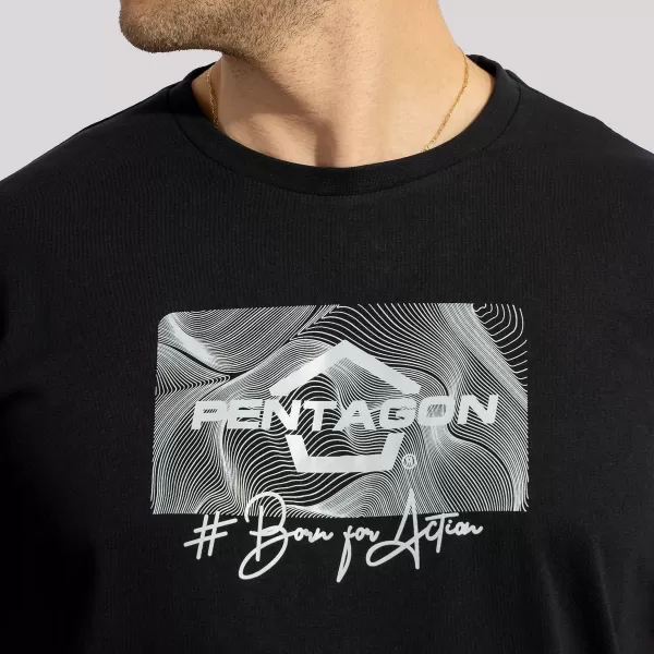  Majica s kratkimi rokavi PENTAGON AGERON CONTOUR K09012 BELA 