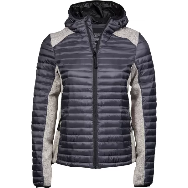  Ženska jakna TEE JAYS | TJ 9611 VESOLJSKO SIVA/SIVA MELANŽ 
