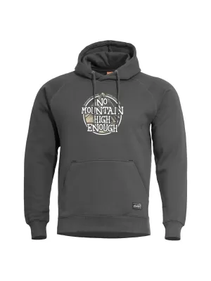 Pulover PENTAGON PHAETON HOOD SWEATER NO MOUNTAIN K09021 PEPELNO SIVA