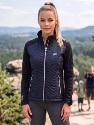 Ženska hibridna jakna ALTISPORT GAIL ČRNA