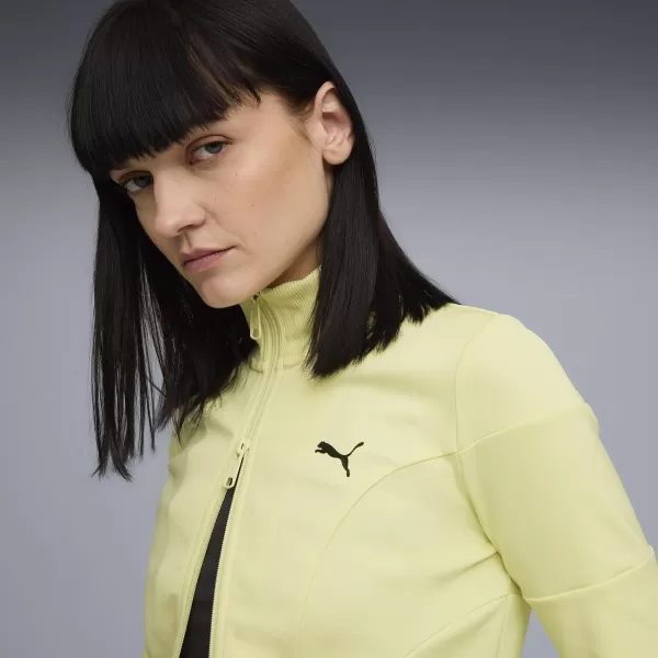  Ženska jakna PUMA DARE TO SLIM CROPPED TRACK JACKET 63214635 ZLATA LUNA 