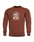 Pulover PENTAGON HAWK SWEATER APEX OF NATURE K09019 RJAVA