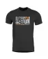Majica s kratkimi rokavi PENTAGON AGERON BORN FOR ACTION K09012 ČRNA