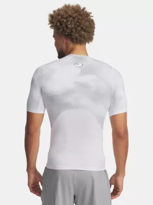 Moška majica s kratkimi rokavi UNDER ARMOUR UA HG ARMOUR PRINTED SS 1383321-101 BELA