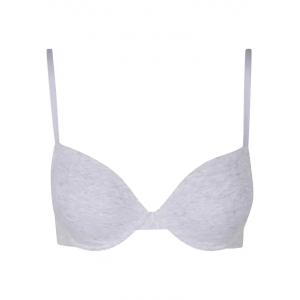  Ženski nedrček URBAN CLASSICS TB7652A BELA/HEATHER SIVA 