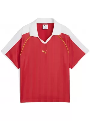 Ženski dres PUMA T7 RELAXED FOOTBALL JERSEY 63215711 ZA VSE ČASE RDEČE