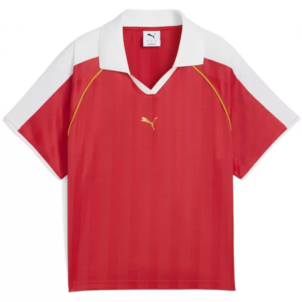  Ženski dres PUMA T7 RELAXED FOOTBALL JERSEY 63215711 ZA VSE ČASE RDEČE 