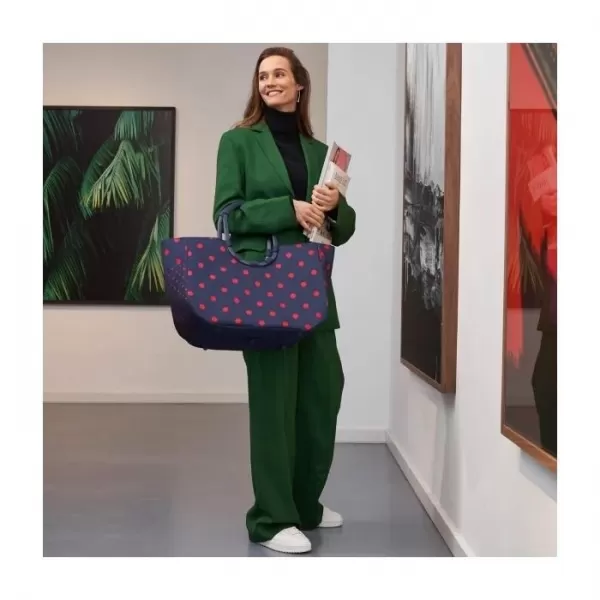  Ročna torbica REISENTHEL LOOPSHOPPER L FRAME MEŠANE RDEČE PIKE 