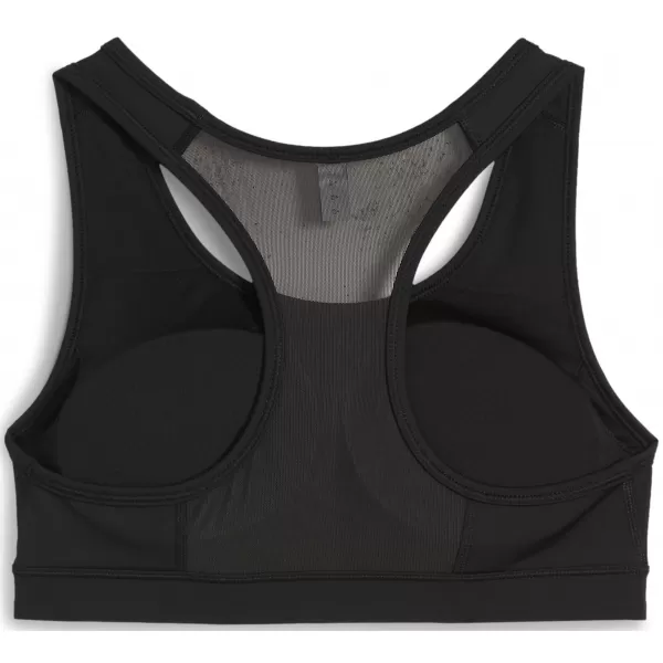  Damski nedrček PUMA 4KEEPS BRA - PADDED - SMALL CAT 52814901 PUMA ČRNA/MALA MAČKA 
