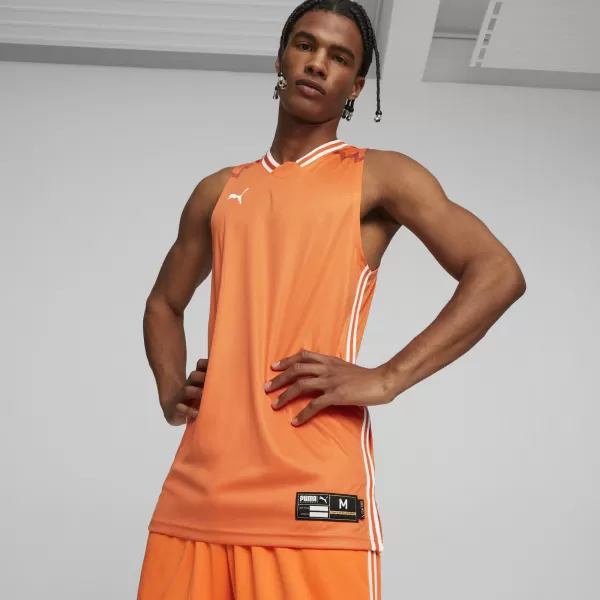  Moški dres PUMA HOOPS TEAM GAME JERSEY 67662808 ZLATI MAK 