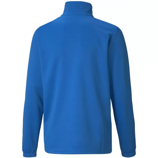  T -majica PUMA TEAMRISE 1/4 ZIP TOP JR 657395_02 ELEKTRIČNA MODRA LIMONADA 