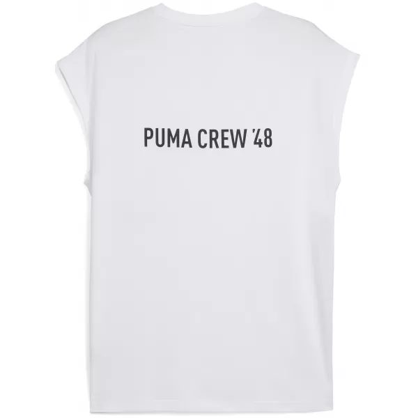  Srajca PUMA M GRAPHIC CUTOFF TANK 52762002 PUMA BELA 