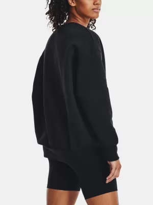 Ženski pulover UNDER ARMOUR ESSENTIAL FLC OS CREW 1379475-001 ČRNA