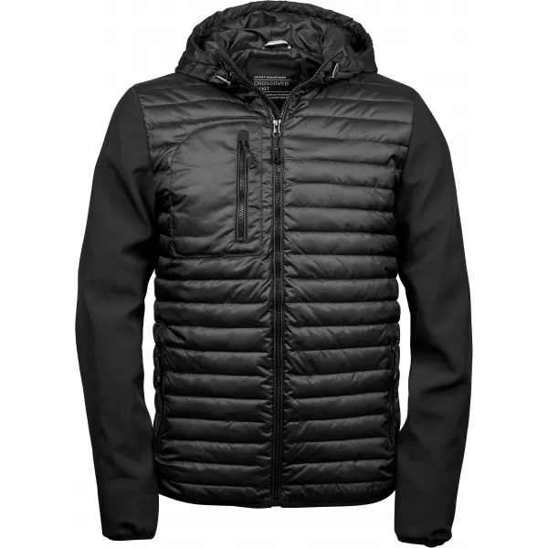  Moška jakna TEE JAYS | TJ 9628 ČRNA/ČRNA 