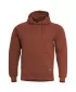 Pulover PENTAGON PHAETON HOOD SWEATER K0902174 KOSTANJEVA RDEČA