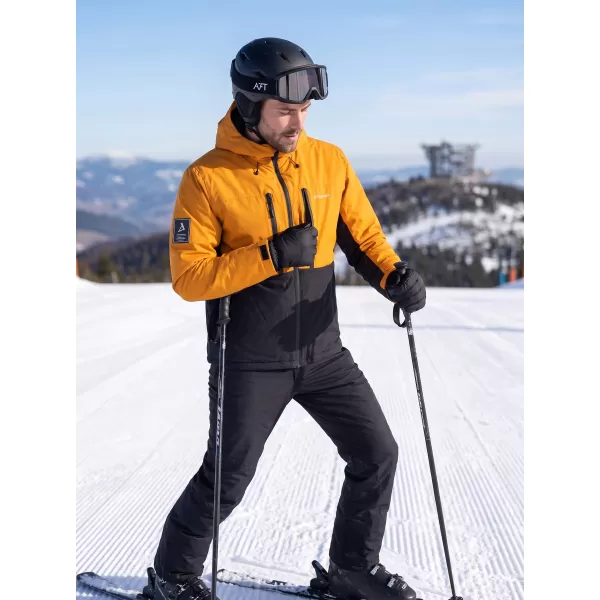  Moška zimska jakna ALTISPORT GALLANT GORČICA 