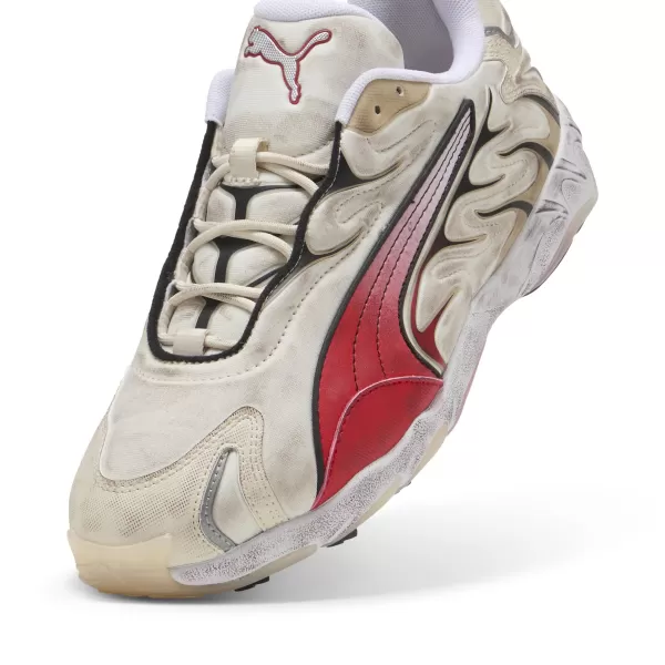  Moški čevlji PUMA INHALE DISTRESSED 40453202 ALPSKI SNEG/ZA VES ČAS RDEČ 