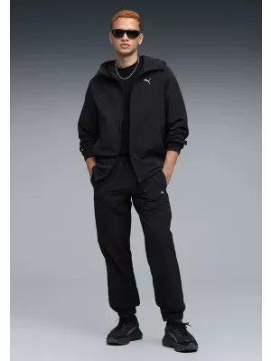 Hlače PUMA TECH WOVEN CARGO PANTS CL 68804601 PUMA ČRNA