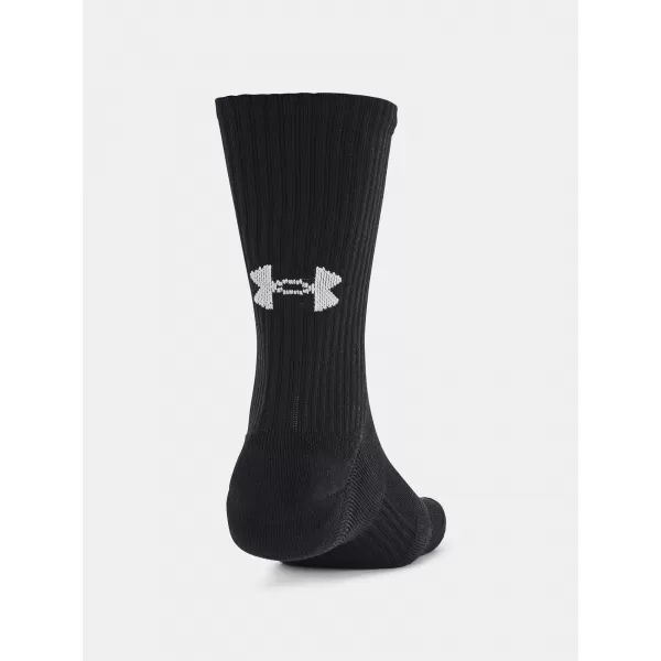  Nogavice UNDER ARMOUR UNISEX UA TC 3PK CREW 1386311-001 ČRNA 