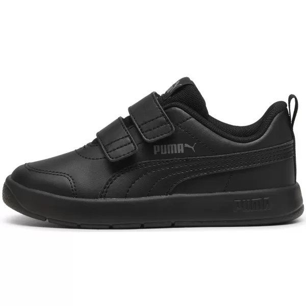 Otroški čevlji PUMA COURTFLEX V3 V PS 39764201 PUMA ČRNA/ČRNA/LITO ŽELEZO 
