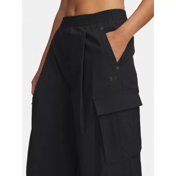  Ženske športne hlače UNDER ARMOUR UA UNSTOPPABLE RSTOP CARGO 6007025-001 ČRNA 