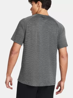 Moška majica s kratkimi rokavi UNDER ARMOUR UA TECH TEXTURED SS 1382796-025 SIVA