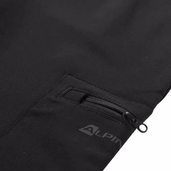  Ženske softhell hlače ALPINE PRO CORBA ČRN 