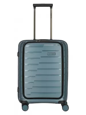 Kovček TRAVELITE AIR BASE 4W S FRONT POCKET LEDENO MODRA