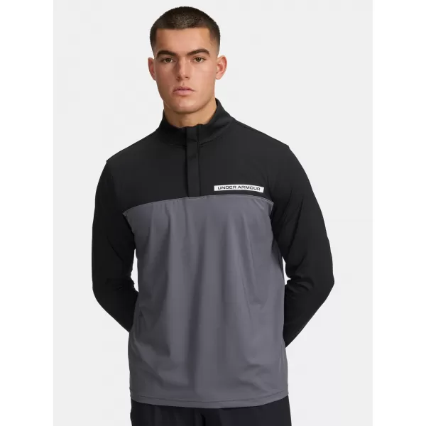  Moški pulover UNDER ARMOUR UA T2G 1/4 ZIP 1389878-002 ČRNA 