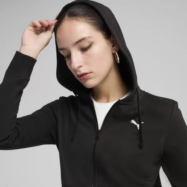  Ženska jakna PUMA ESS FULL-ZIP HOODIE FL 68240401 PUMA ČRNA 