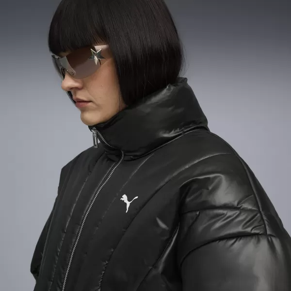  Ženska jakna PUMA DARE TO PUFFER JACKET 63217301 ČRNA PUMA 