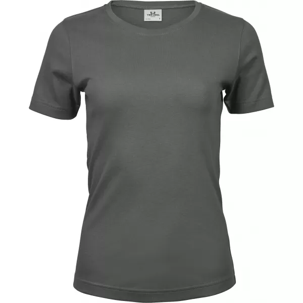  Ženska majica s kratkimi rokavi TEE JAYS | TJ 580 PRAŠNO SIVA 