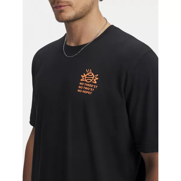  Moška majica s kratkimi rokavi UNDER ARMOUR UA M 60/40S CAN'T HOOP SS 6003684-001 ČRNA 