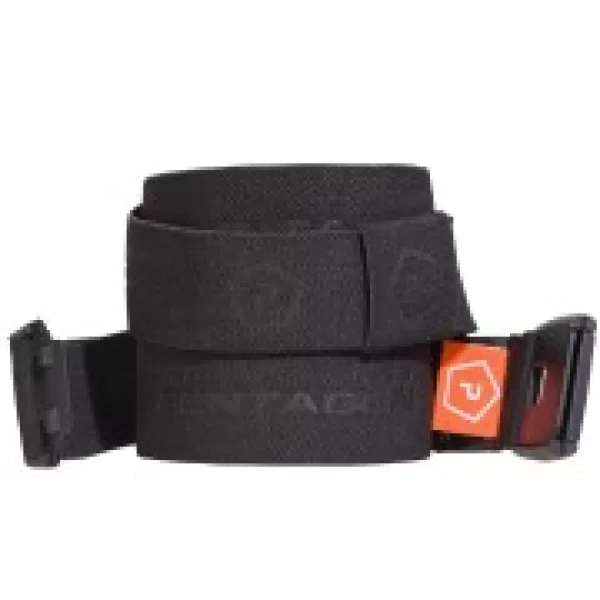 Pas PENTAGON HEMANTAS ELASTIC BELT K17057 ČRNA 