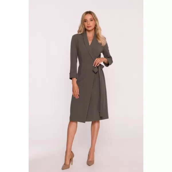  Obleka STYLOVE S415 KAKI 