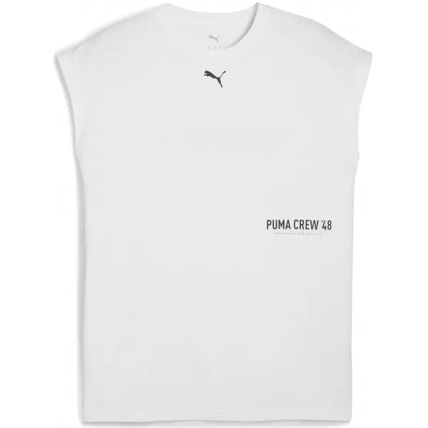  Srajca PUMA M GRAPHIC CUTOFF TANK 52762002 PUMA BELA 