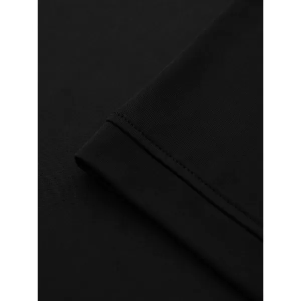  Moška T -majica z ovratnikom OMBRE OM-POSS-0150 ČRN 
