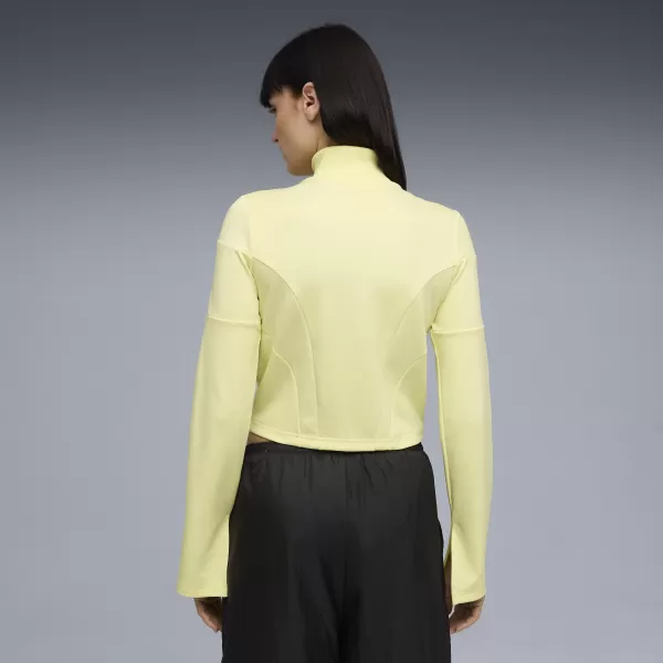  Ženska jakna PUMA DARE TO SLIM CROPPED TRACK JACKET 63214635 ZLATA LUNA 