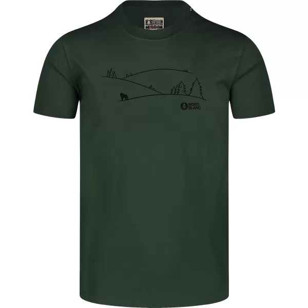  Srajca NORDBLANC SUCCEED NBSMT8158 TEMNO ZELENA 