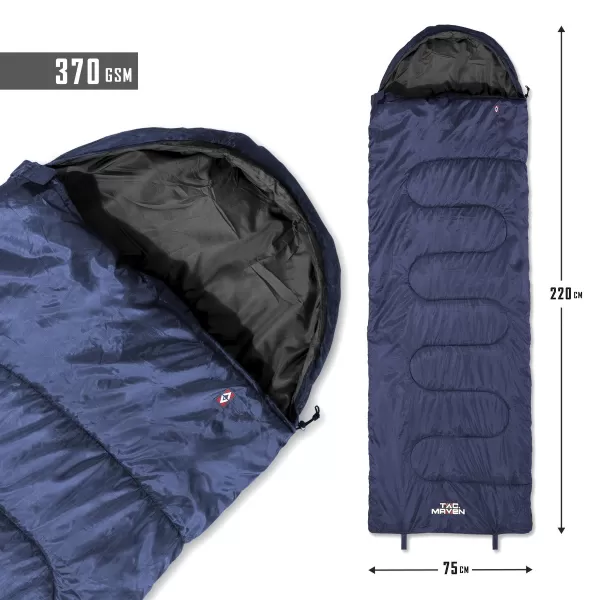  Spalna vreča PENTAGON MAJOR SLEEPING BAG 370GR/M² D19002 POLNOČNO MODRA 