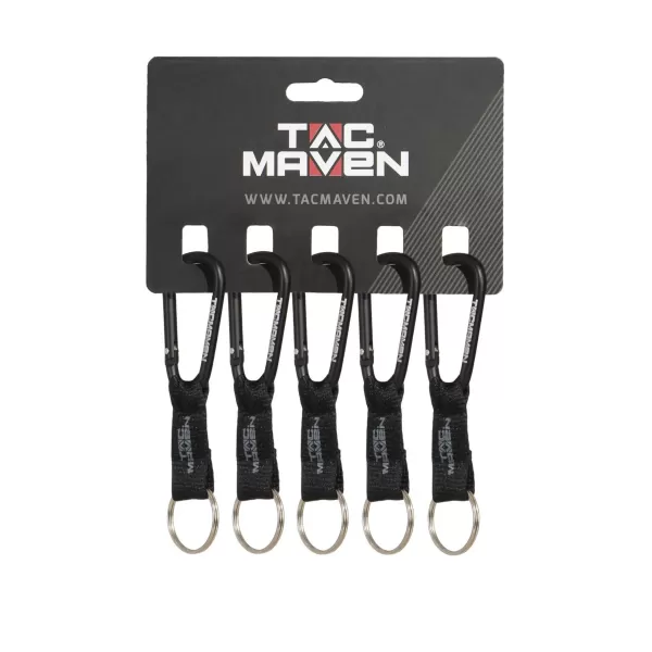  karabin PENTAGON CARABINER 6ΜΜ D25027 ČRNA 