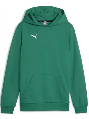 Otroška jopica PUMA TEAMGOAL CASUALS HOODY JR 658619_05 SPORT GREEN/ SPORT GREEN/PUMA WHITE