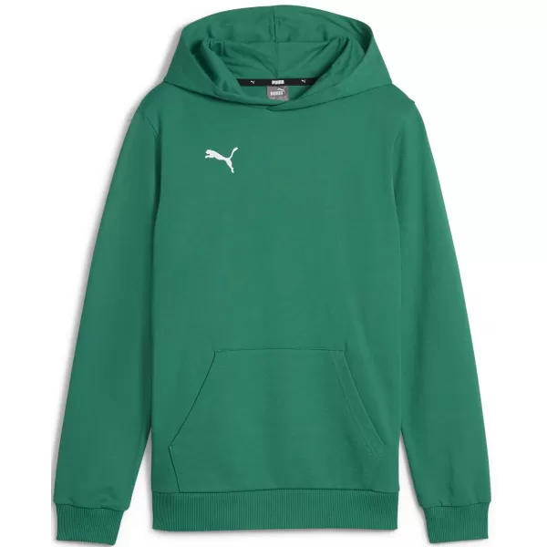  Otroška jopica PUMA TEAMGOAL CASUALS HOODY JR 658619_05 SPORT GREEN/ SPORT GREEN/PUMA WHITE 